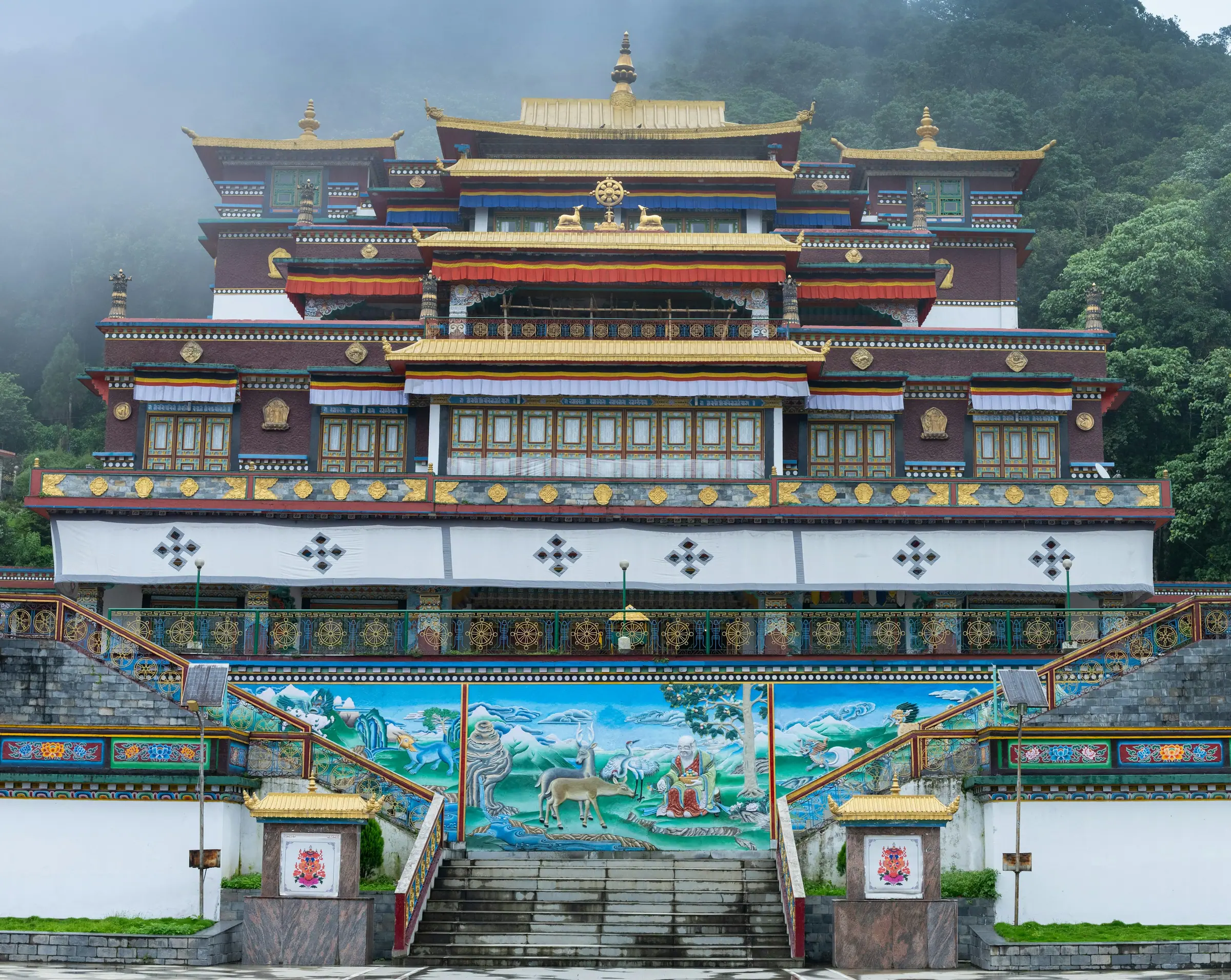 A monastery in Gangtok, Sikkim