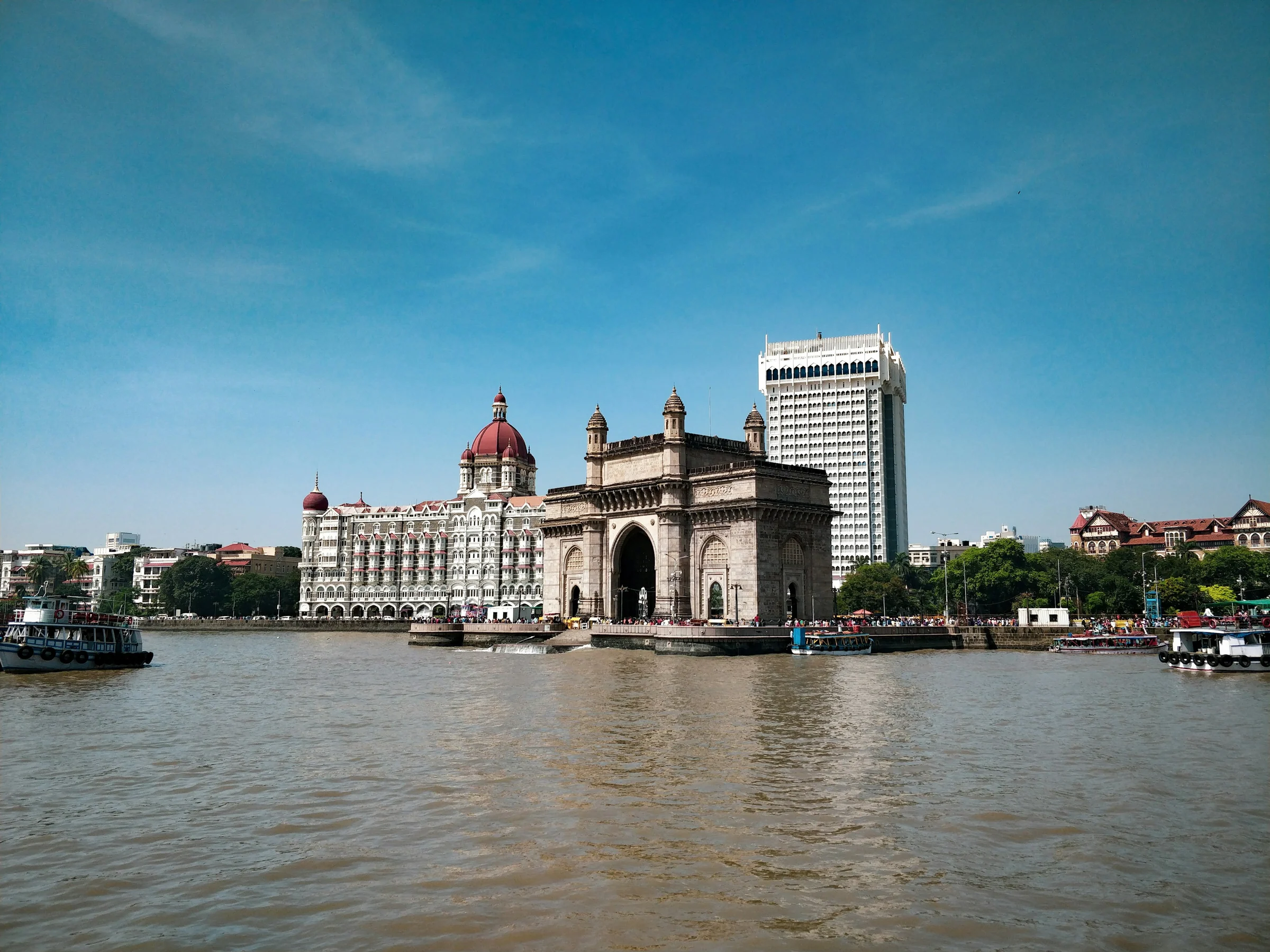 The Gateway of India seen from the sea