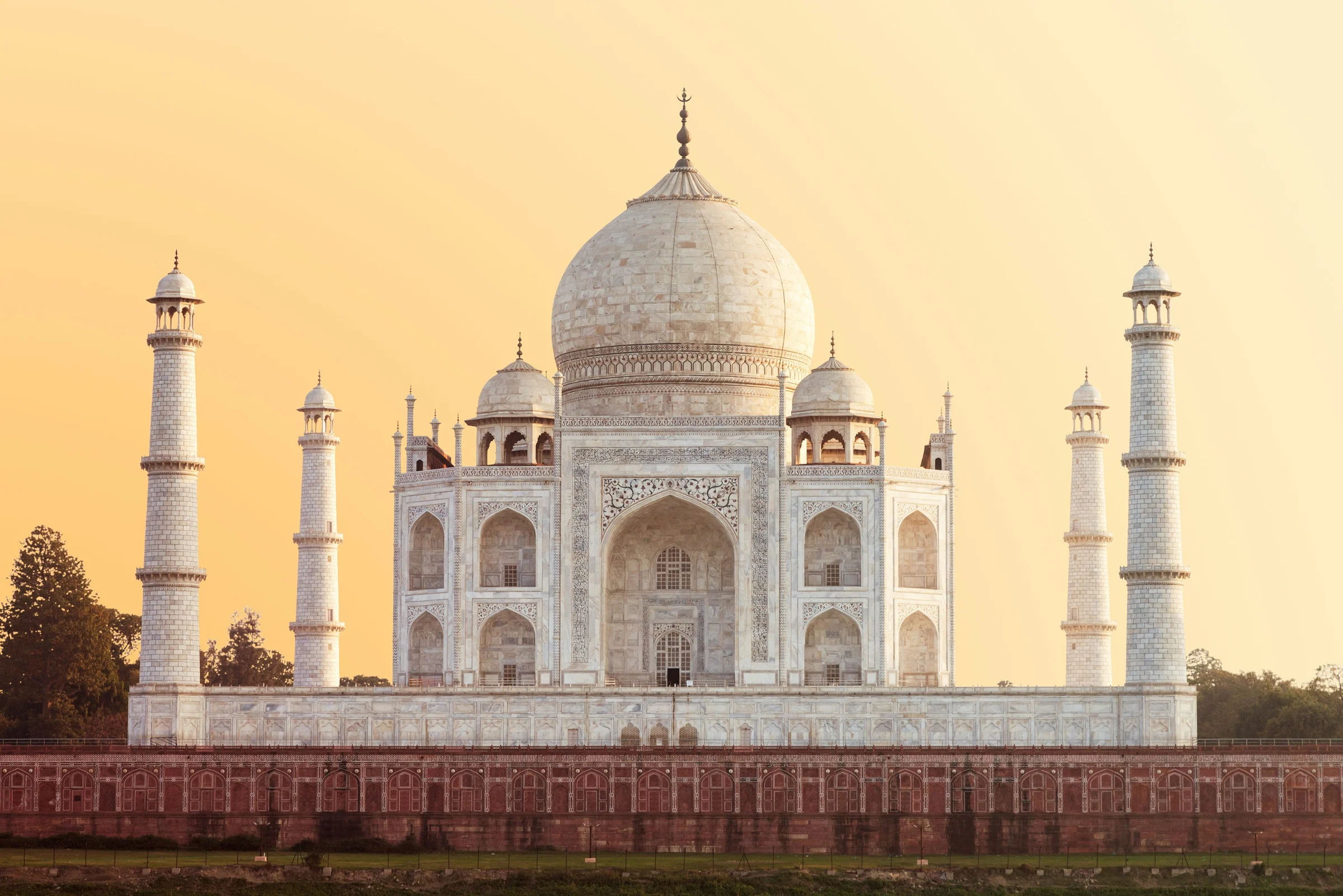 Das Taj Mahal im Abendlicht