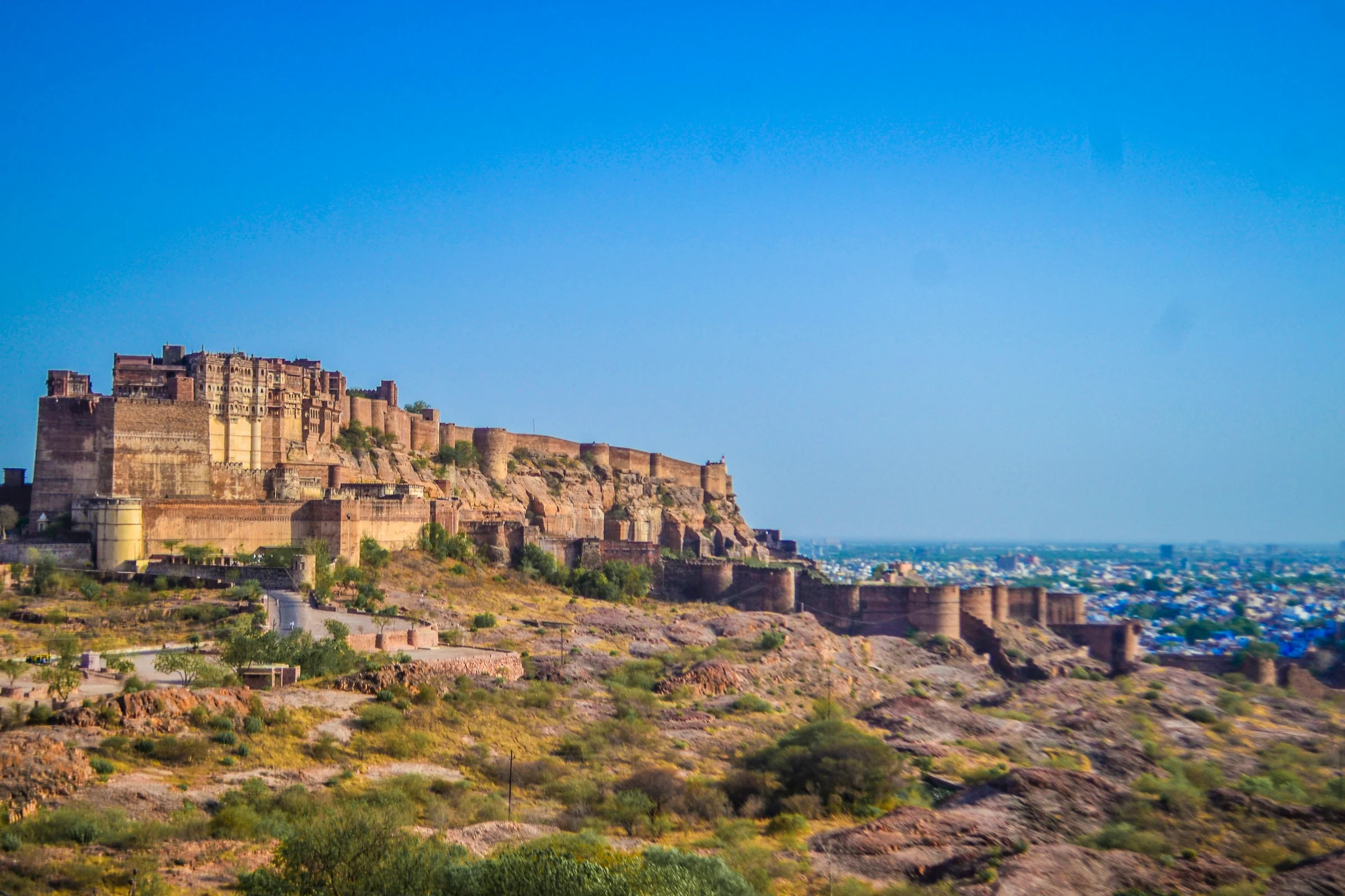 Mehrangarh fort above Jodhpur